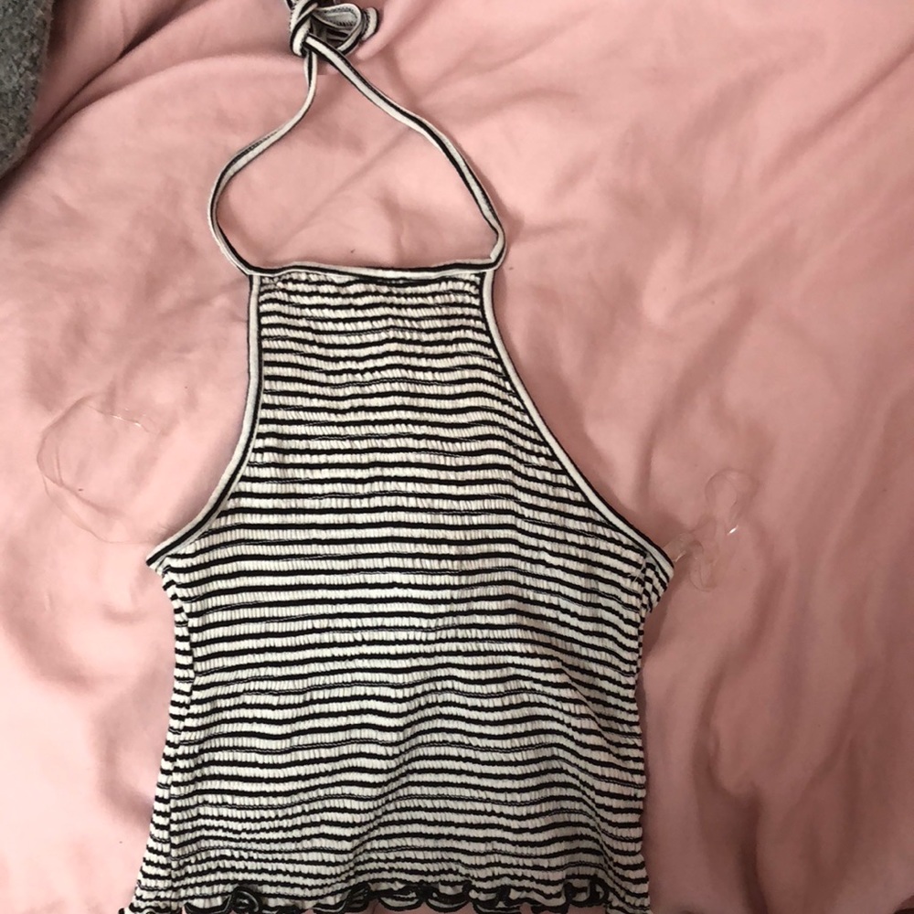Striped crop top